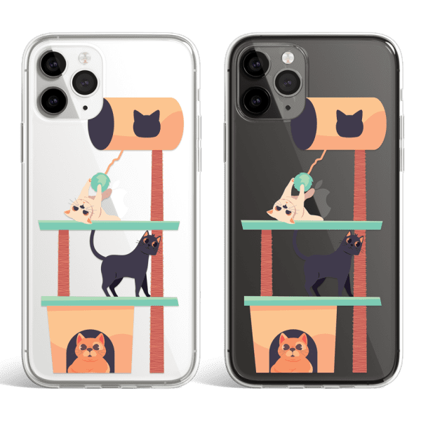 Cats Playing At Home