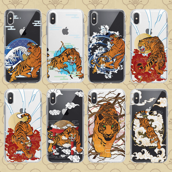 Tiger In Japanese Style