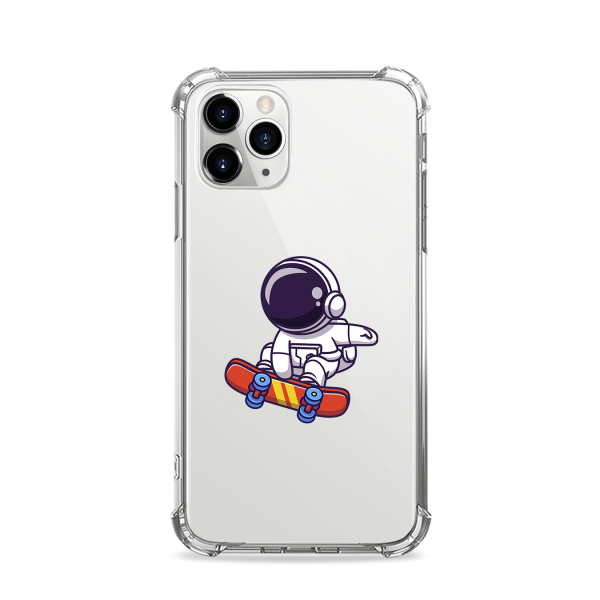 Playing Skateboard Astronaut