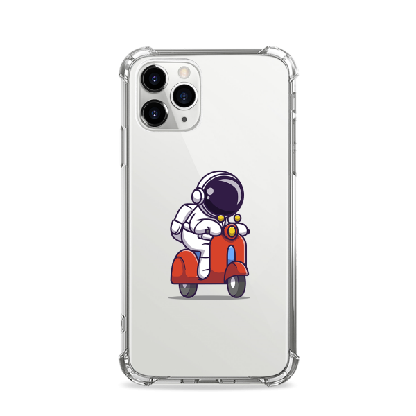 Riding Scooter Astronaut