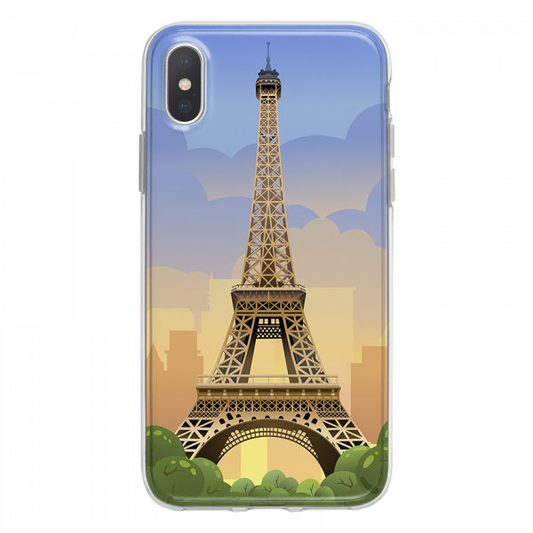 Sunset In Eiffel Tower
